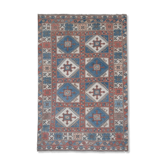 Handknotted wool turkish oushak rug 4'10" x 6'12"