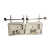Many retro pedestal sinks