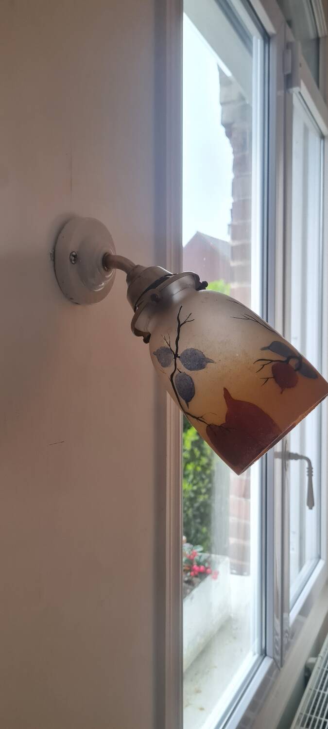 Daum nancy glass paste wall lamp