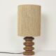 Lampe bois et corde