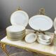 Limoges porcelain table service Jammey-Seignolles, Montreuil model, 30 pieces.