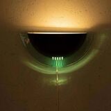 Memphis wall lamp from the 80s, Space Age uplight style.