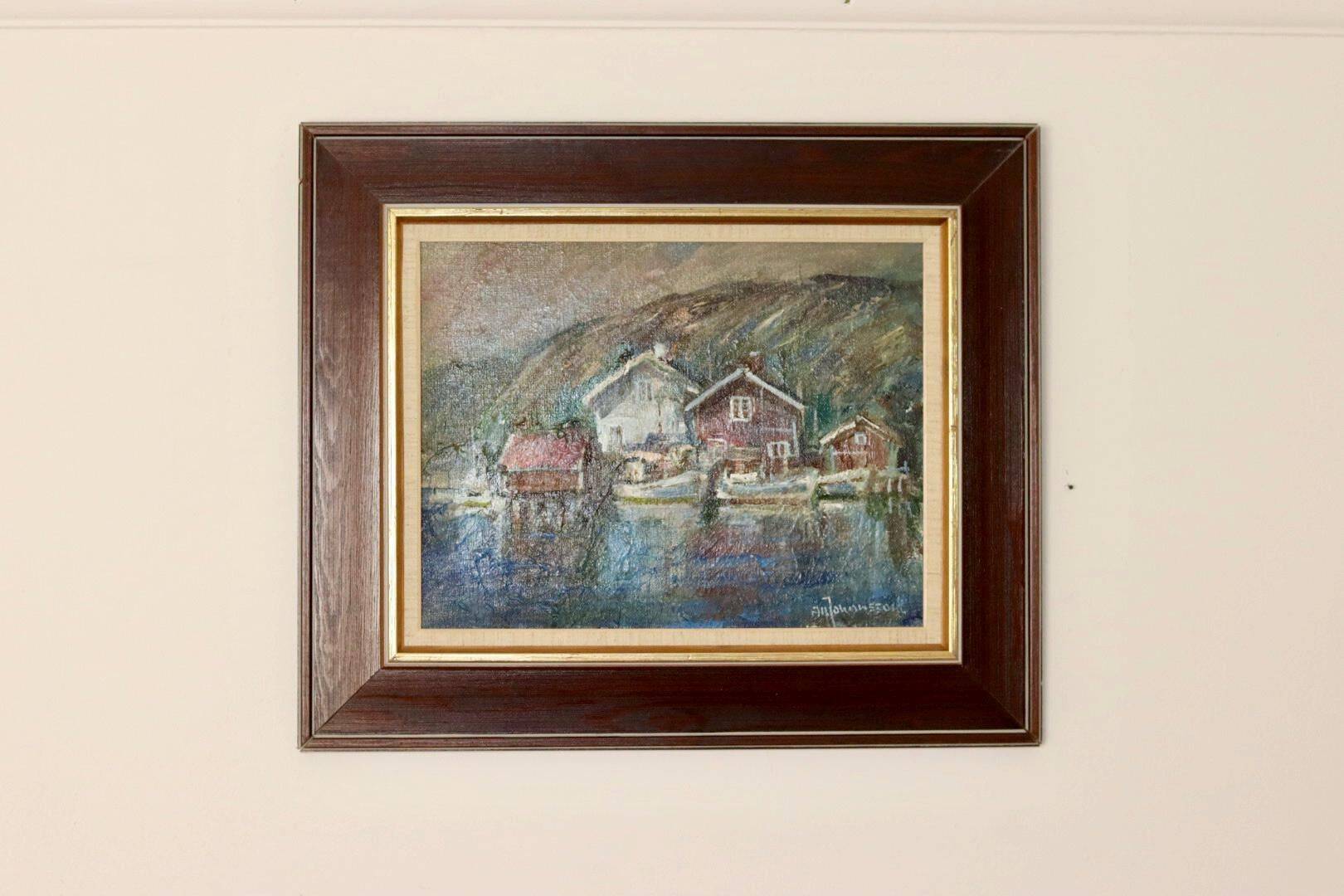 " Boats, Bohuslän " by Alf Johansson