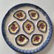 6 vintage MBFA Pornic oyster plates