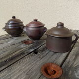Norman pottery bowls and cups