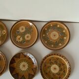 Vintage artisanal plates