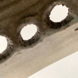 Brutalist ceramic pendant from the mid-century modern period by Judi Kunst.