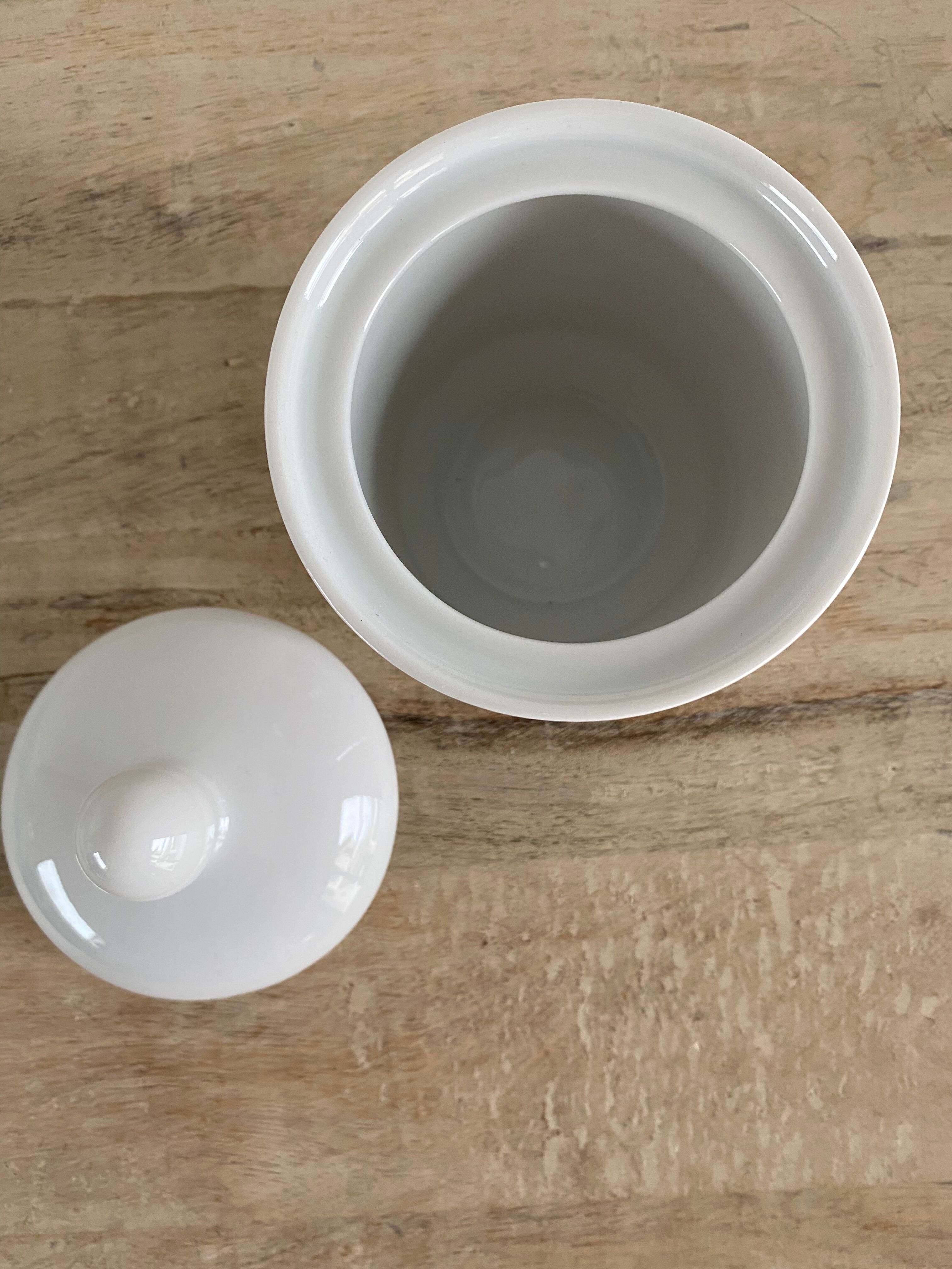 Sugar bowl, porcelain sugar pot 70s