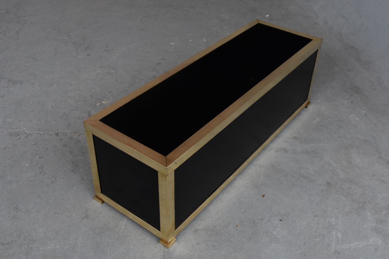 Planter design 1970 brass & bronze