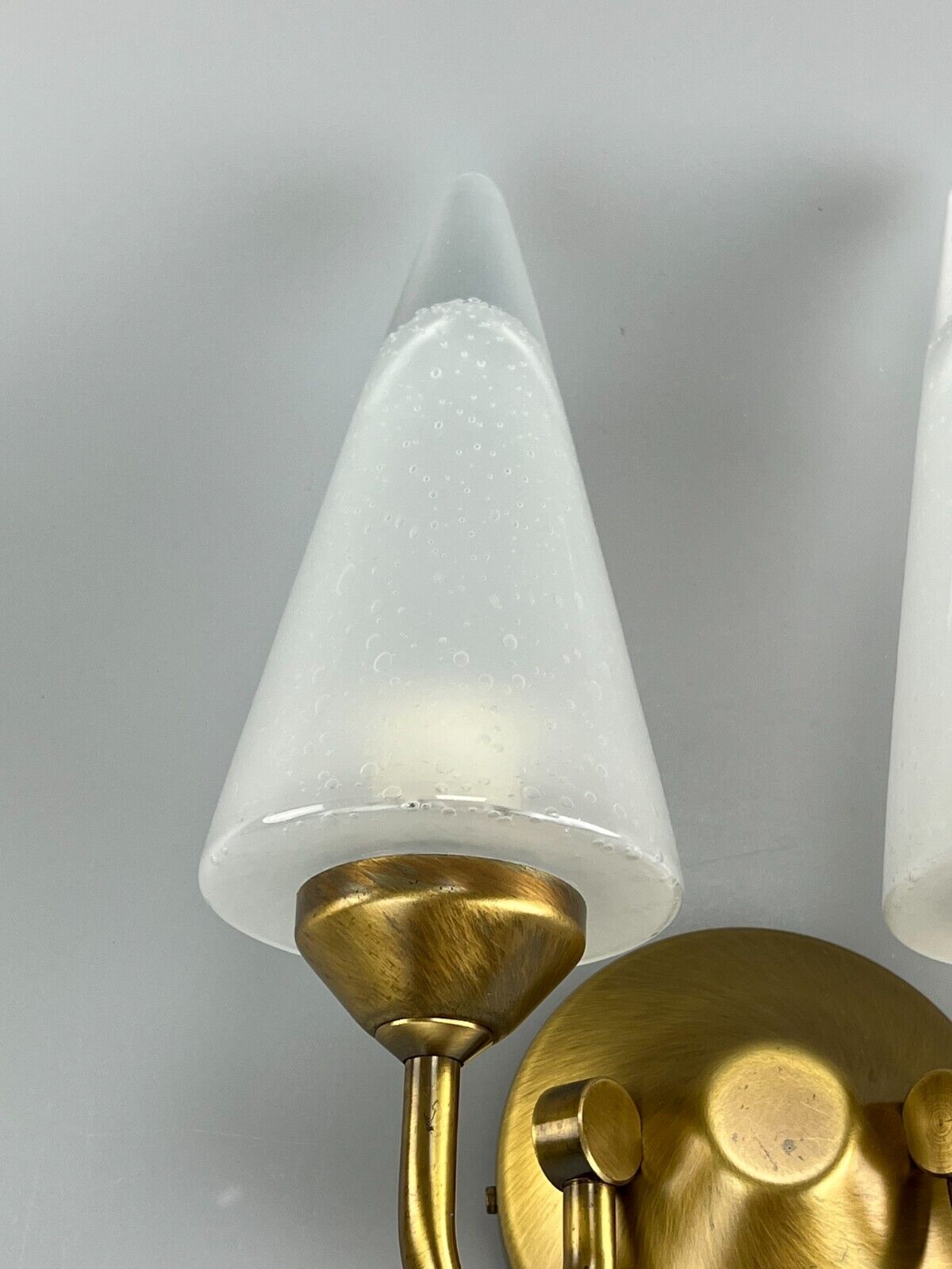 60s 70s Lamp Light Wall Lamp Wall Sconce Honsel Glass Space Age Design