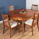 Retro teak 1960s mid century dining table & 6 chairs by G plan Victor Wilkins