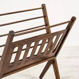 Solid wood folding magazine rack by Cees Braakman 1950