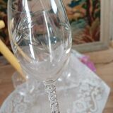 Crystal D'Arques footed glasses