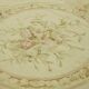 Handmade European Vintage Aubusson Kilim 237 cm x 290 cm