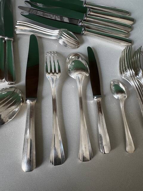 Christofle Boréal 30-piece cutlery set