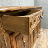 Renaissance style walnut sideboard circa 1950