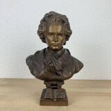Buste Beethoven régule d'après Gaston Leroux