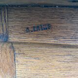 Louis XV style oak game table stamped