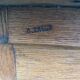 Louis XV style oak game table stamped