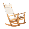 Rocking chair "Keyhole chair" de Hans J. Wegner pour Getama