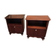 Night table, pair of bedsides