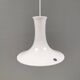 Mandarin hanging lamp made in opal white hand-crafted and mouth-blown glass