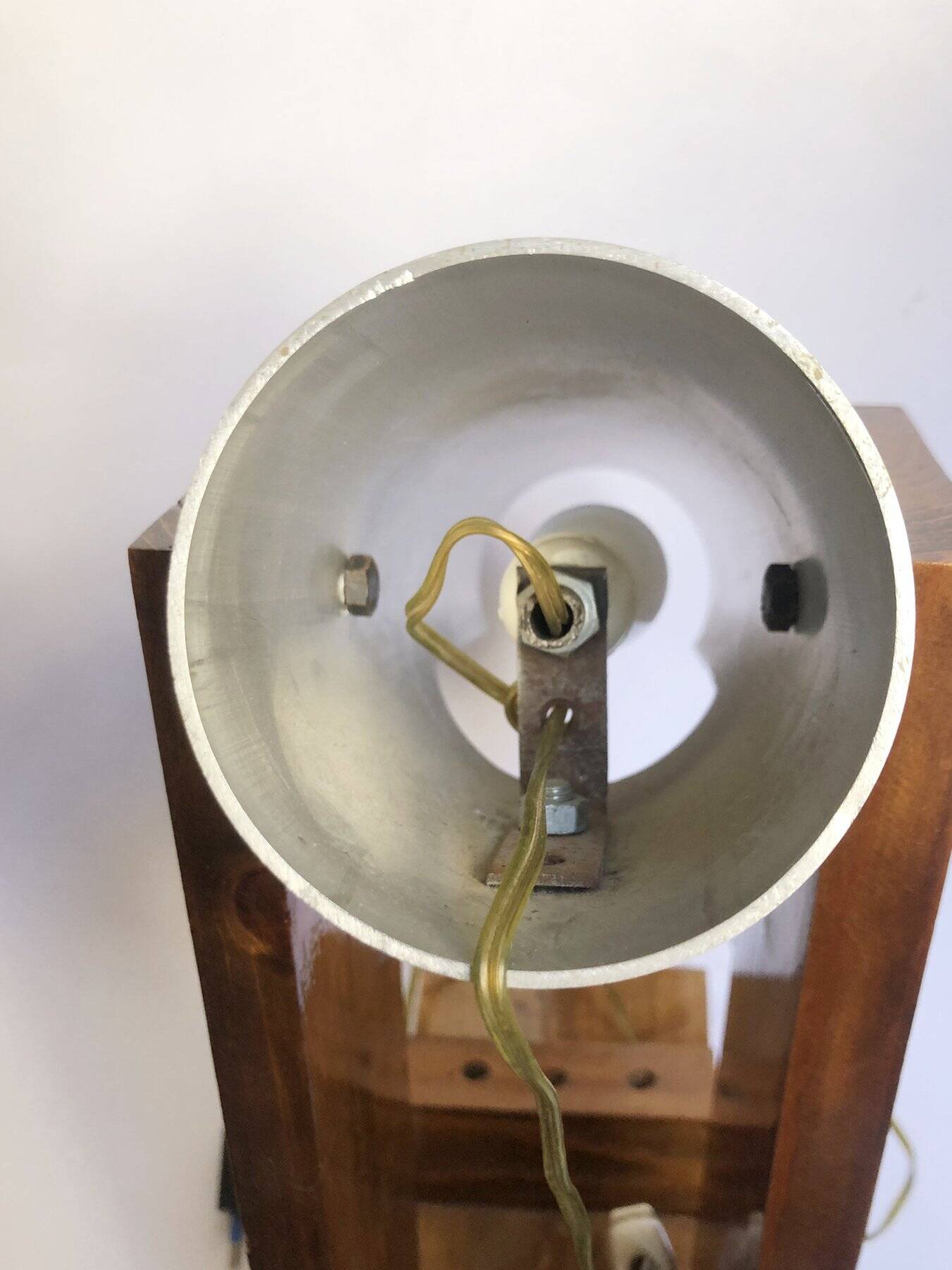 Modernist lamp, Italian work, around 1940.