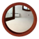Wall Mirror with the Orange Fabric, 1950s