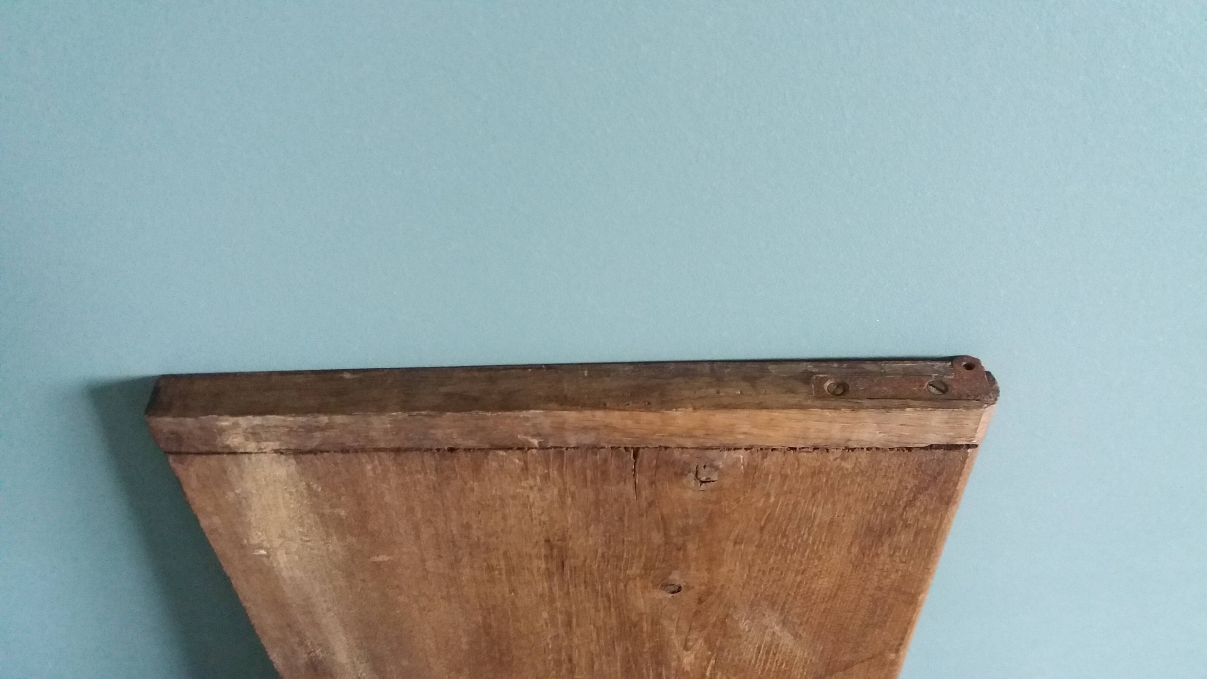 Old door with a bronze handle