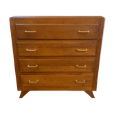 Commode 4 tiroirs pieds compas