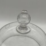 Old chiseled crystal dessert bell