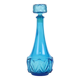 Vintage Cobalt Blue Carafe 0.5L Glass Made in Belgium
