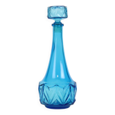 Vintage Cobalt Blue Carafe 0.5L Glass Made in Belgium