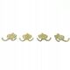 EW8 Set of Four Hangers in Eclectic Style