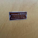 Enfilade Art deco chippendale Mid-century vintage 1950 Ronce de noyer