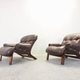 Armchairs by Odvin Rykken for Rebo 1970