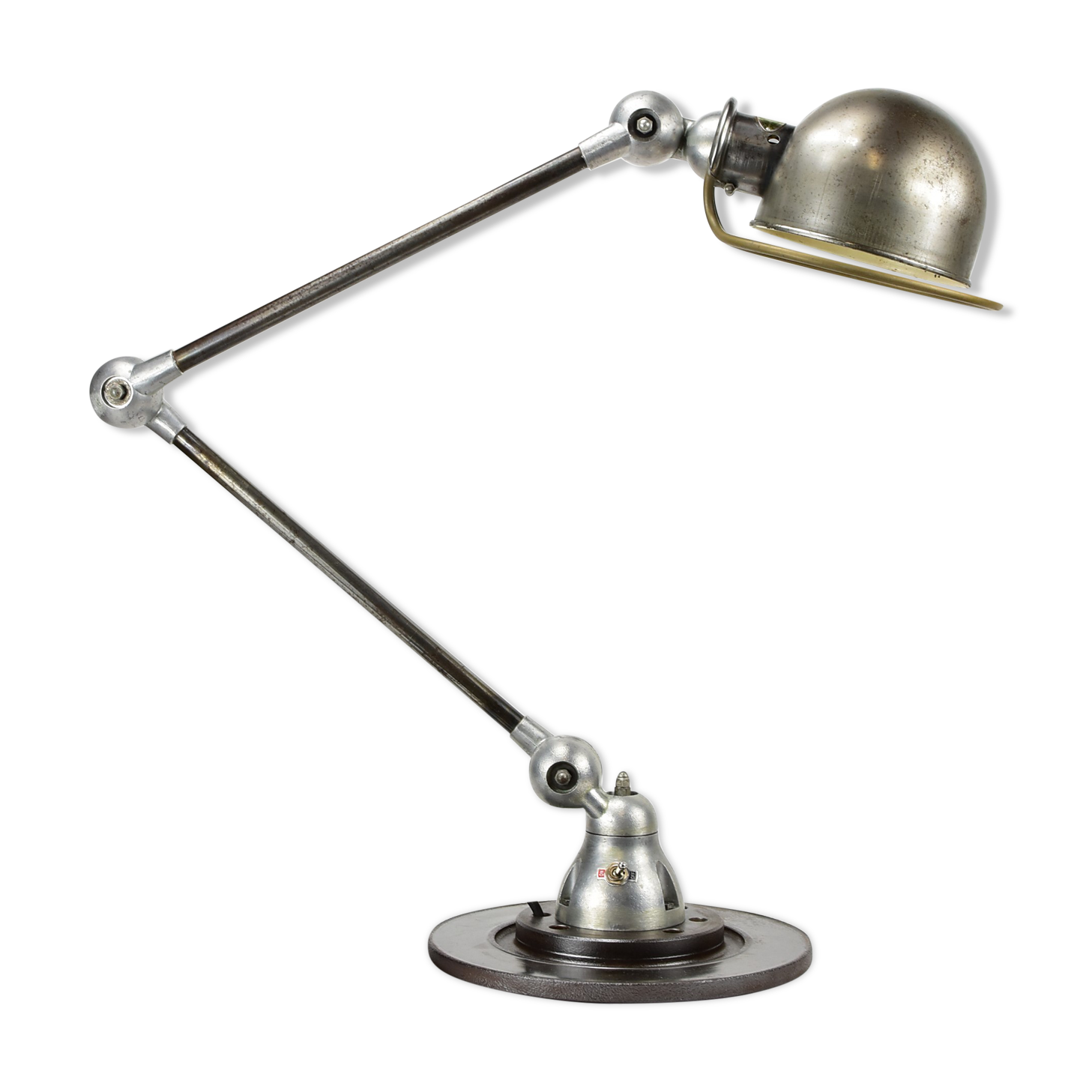 Jielde industrial lamp, on its support.