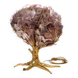 Mica foliage “tree” lamp