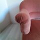 Sofa bench velvet peach