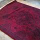 Red wool carpet 160x220cm