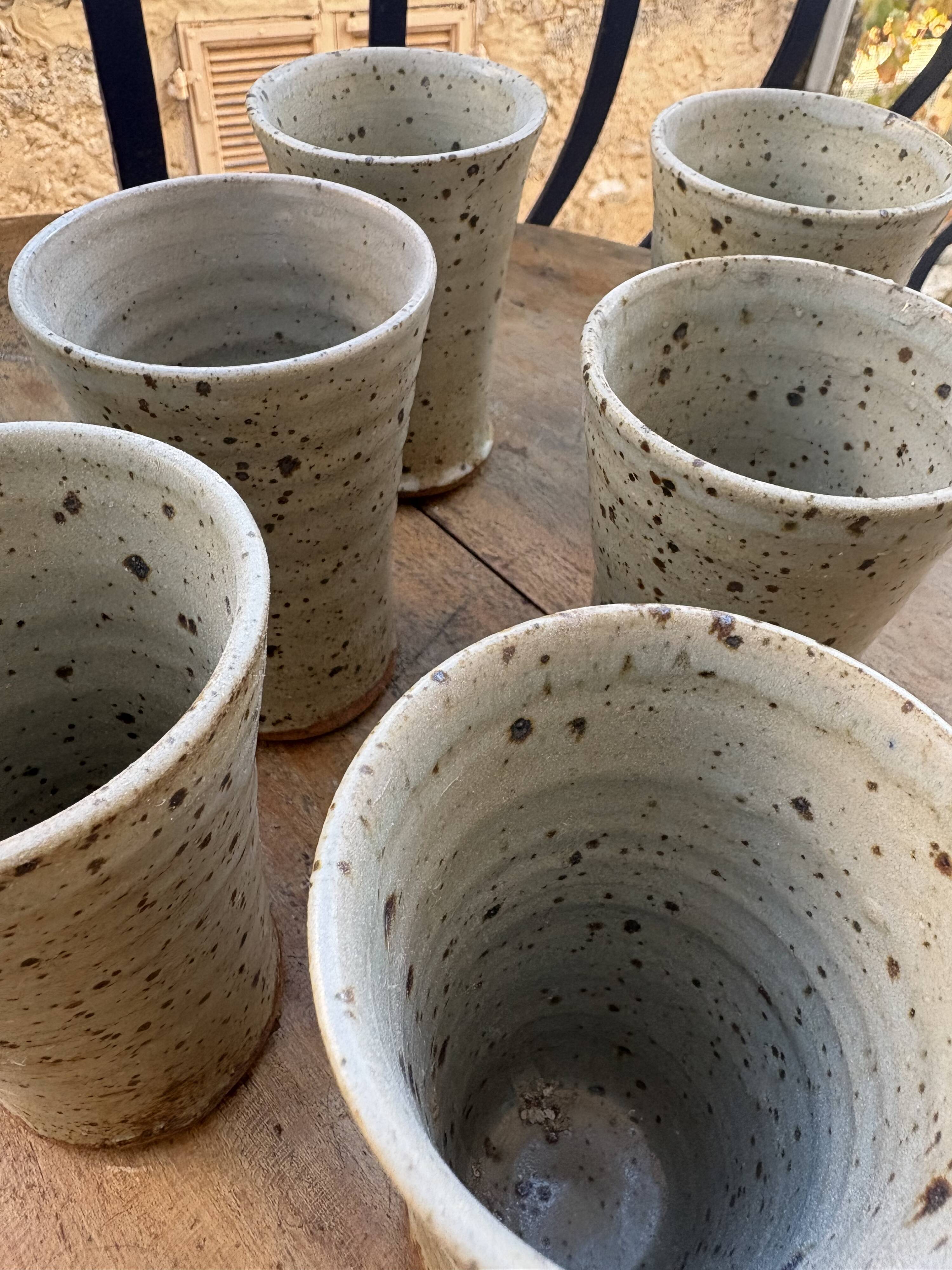 Tiffoche water carafe and glasses, 1970