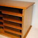Vintage wood mail holder