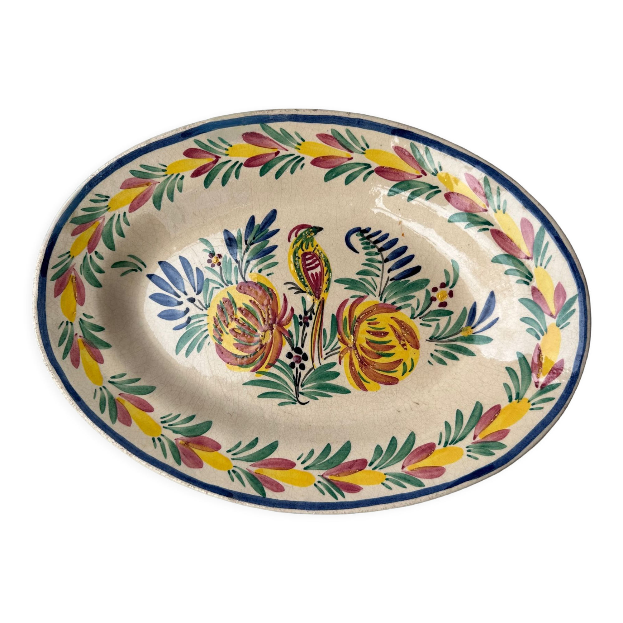 Quimper earthenware dish