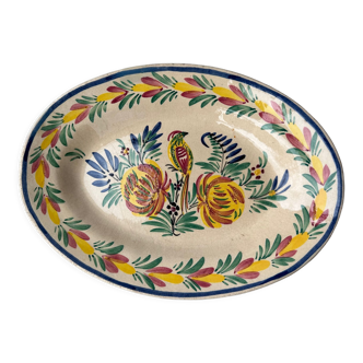 Quimper earthenware dish