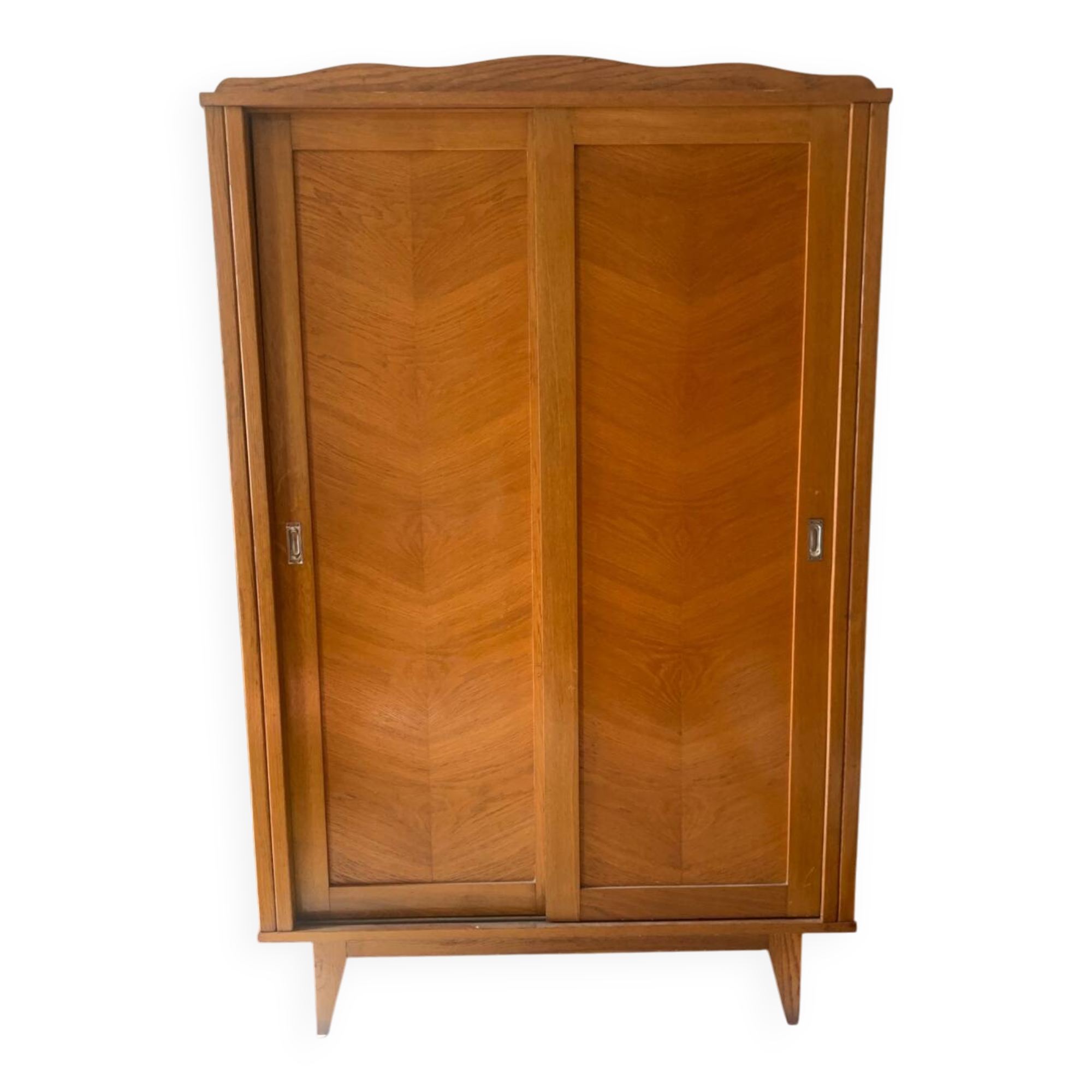 Vintage wardrobe with compass feet