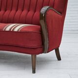 1960s, Danish 3-seater sofa by Alfred Christensen, furniture wool.