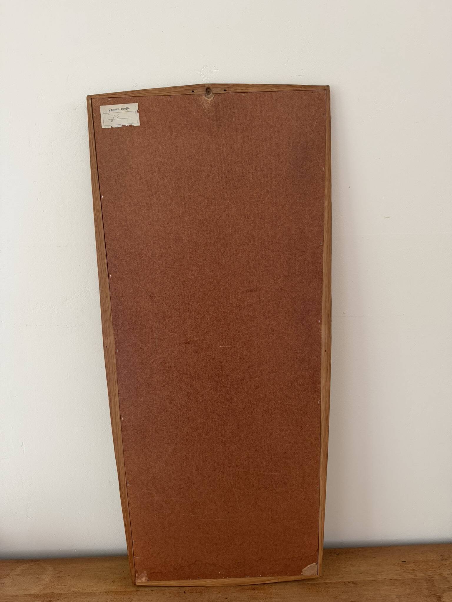 Vintage Danish Jansen Spelje teak mirror - midcentury mirror