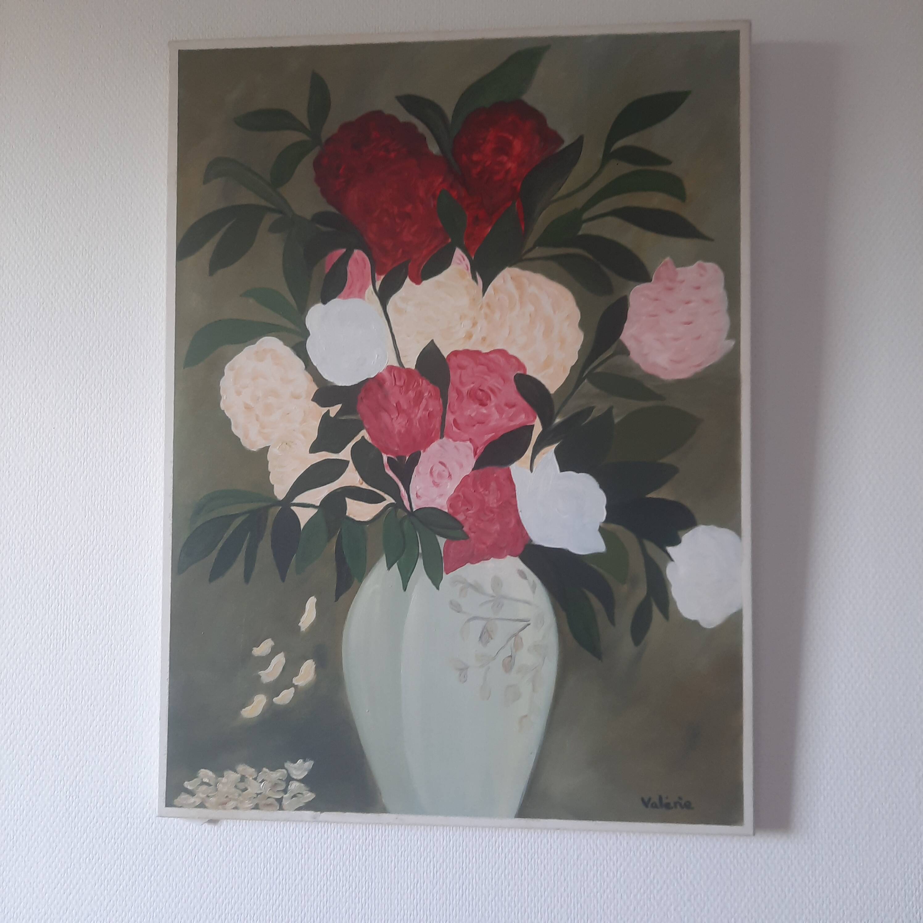 Flower painting, 1970-1980