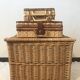 Wicker toy box