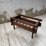 Small modernist oak planter from the 1950s